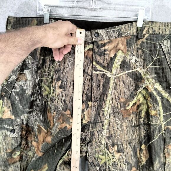Bushmaster Cargo Pants Mens Size XXL PUL Mossy Oak Print Zip Ankle Waterproof - Picture 5 of 13